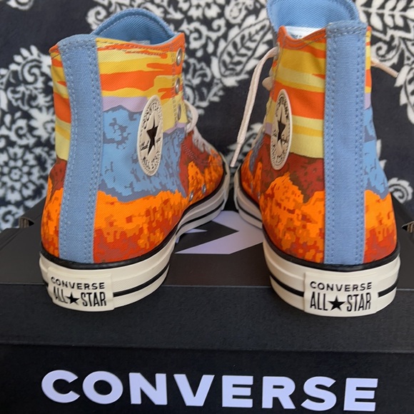Converse Chuck Taylor All Star Hi Magma Orange/Sea MEN`S - Picture 14 of 16